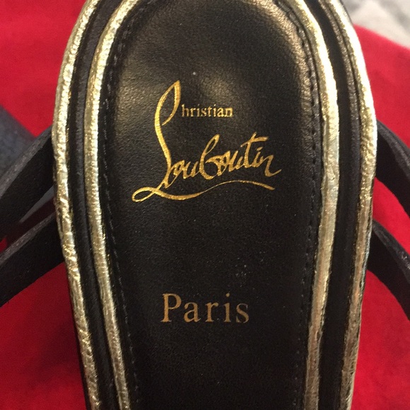 Christian Louboutin Zenobissima Block-Heel Sandal - Picture 6 of 16